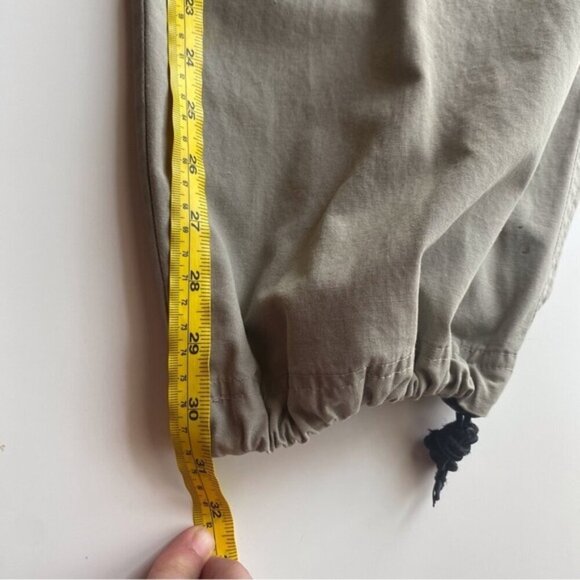 Vintage Request Jeans Cargo Convertible Parachute Pull On Pants Size Large FLAW - Picture 15 of 16